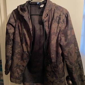 Camo windbreaker